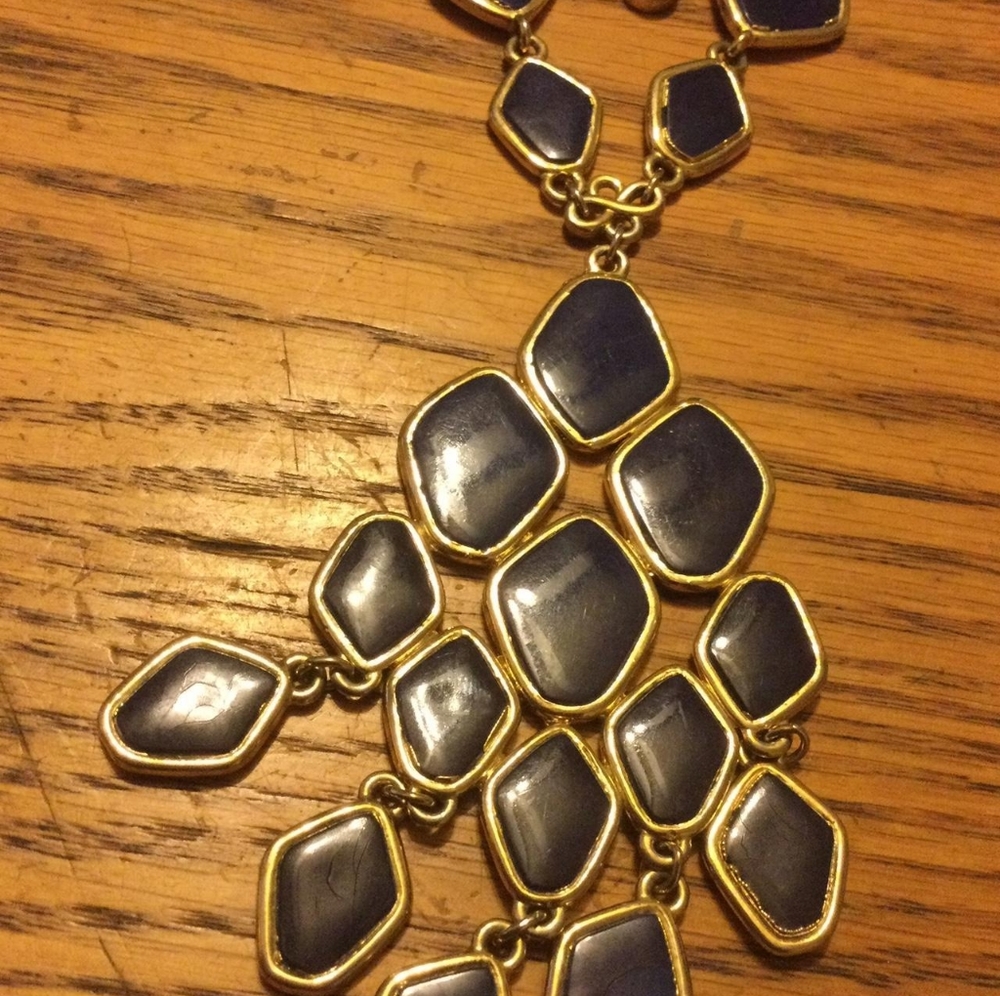 Navy necklace